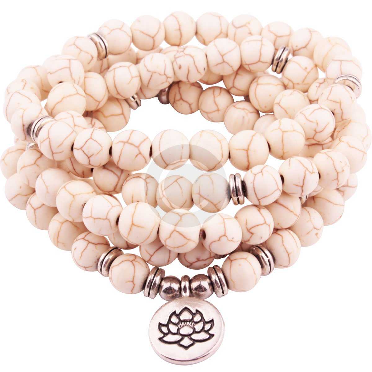 8mm 108 Mala Beads Wrap Bracelet